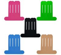 10 Bandes de Kinésiologie Prédécoupées pour Genou, Tape Kinesio Imperméable avec une Bonne Respiration de la Peau, Soulagement des Douleurs et Correction Posturale pour le Fitness, la Course