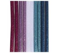 10 bâtonnets de colle à paillettes pour pistolet à colle 10 x 0,7 cm - Bleu-violet G