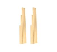 10 bâtons en bois pour Macramé