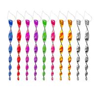 10 bâtons répulsifs d'oiseaux réfléchissants de 30 cm, bâtons répulsifs d'oiseaux Suspendus à vis pour repousser Les Oiseaux, Balcon de verger de Potager, décoration de Bar KTV.