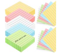 10 BlocNotes Autocollantes, Sticky Notes Autocollantes Colorées, Notes Adhésives pour Prise de Note et Listes de Tâches Bureau Domicile Maison, 76 x 76 mm, 5 couleurs