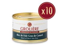 10 Blocs de Foie Gras de Canard 65 g