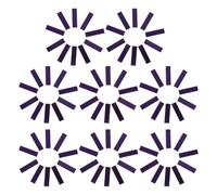 10 Boîtes Agrafes Métalliques Violettes 26/6 pour Bureau, Lot | Finition Lisse et Éclatante, Format Compact pour Déplacements, Usage Scolaire, Dossiers et Organisation