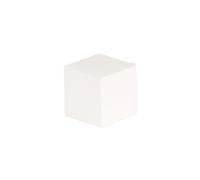 10 Boîtes en carton blanches carrées 5 x 5 cm - Blanc