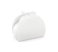 10 BOÎTES GÂTEAUX BLANC 16.5X14X9.5CM