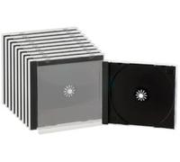 10 Boîtiers range-CD double noir Pearl