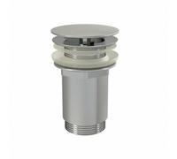 10° Bonde à écoulement libre raccord 5/4", pour lavabo, Chrome (X01439)