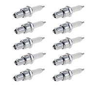 NGK Bougie d'allumage B10ES – électrode centrale en nickel, raccord SAE, clé 20,8 mm – Standard