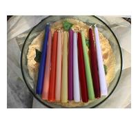 10 Bougies flambeau perle