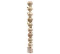 10 boules en plastique Perle 6 cm
