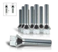 10 BOULON / GOUJON DE ROUE ASSISE CONIQUE M14 x 1,25 - 38MM