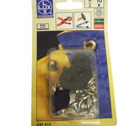 10 Boutons Bouton 15mm Chrome Argent Veste Jeans Pantalon Anorak Druck-Knopf