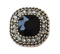 10 boutons métalliques carrés en diamant 18mm, 23mm, 25mm, Couleur 1, 25mm