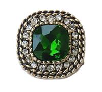 10 boutons métalliques carrés en diamant 18mm, 23mm, 25mm, Couleur 3, 18mm