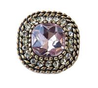 10 boutons métalliques carrés en diamant 18mm, 23mm, 25mm, Couleur 4, 23mm