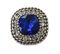 10 boutons métalliques carrés en diamant 18mm, 23mm, 25mm, Couleur 5, 18mm