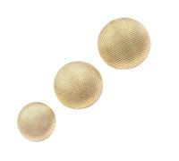 10 boutons métalliques pour vêtements, pull, manteau, décoration de chemise, boutons dorés, accessoires de bricolage, 18mm, 22mm, 25mm, Or, 22mm