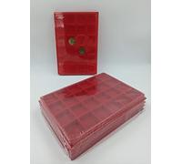 10 Box/collecteurs/Plateaux Velours pour fèves, minéraux et Divers / 24 Cases carrées avec Couvercle