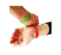 10 Bracelets Défis Humoristique Multicolore