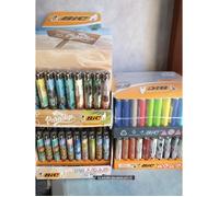 10 briquets BIC Maxi, briquet jetable à pierre , visuel différents