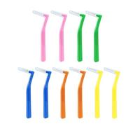 10 brosses interdentaires, brosses interdentaires multi-angles, outils de nettoyage interdentaire, brosses de nettoyage pour coins morts, brosses de