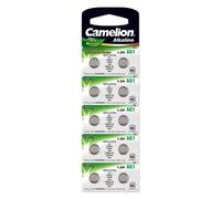 10 Camelion AG1 / LR60 / 164 / 364 / LR621 pile bouton, longue durée de conservation (date d expiration marqué)