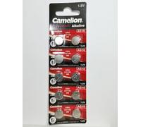 10 Camelion Ag10 / Lr54 / 189/389 / Lr1130 Pack de 10 Piles alcalines, Longue durée (Date d'expiration marquée)