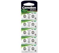 Camelion Piles bouton AG10/LR54/189/389/LR1130 – Pack 10 – Alcalines longue durée (date marquée)