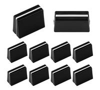 10 Capuchons de Fader pour Pioneer DJM350, 400, 500, 700, 750, 800, 850, 900NEXUS, 900SRT, 900NXS2, 2000, 2000nexus Fader Caps Bouton Fader Table de Mixage Facile à Installer (Noir)