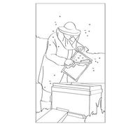 10 Cartes Aquarelles À Colorier - Ferme