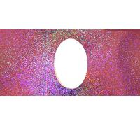 10 Cartes passe-partout hologramme - La Découpe ovale - 3 prises Plusieurs coloris. lilas