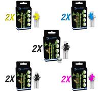 10 Cartouche type LC223BK 4xnoir 16ml LC223C 2xCyan LC223M 2xMagenta LC223Y 2xJaune 10ml pour Brother DCP-J4120DW DCP-J562DW MFC-J4420DW MFC-J4620DW MFC-J4625DW MFC-J480DW MFC-J5320DW MFC-J5620DW MFC-