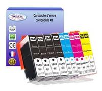 10 Cartouches compatibles avec HP PhotoSmart Premium Fax, Pro B8550, Wireless CN245B remplace HP 364XL ( 4N+2C+2M+2J ) - T3AZUR G