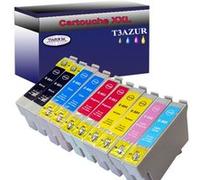 10 Cartouches Compatibles pour Epson Stylus Photo PX720WD, PX730WD remplace Epson T0801 T0802 T0803 T0804 T0805 T0806 -