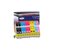 10 Cartouches Compatibles pour Epson XP950, XP960 remplace Epson T2431 T2432 T2433 T2434 T2435 T2436 - T3AZUR