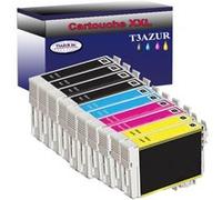 10 Cartouches Compatiblespour Epson XP325, XP402 remplace Epson T1811 T1812 T1813 T1814 (18XL) - T3AZUR G