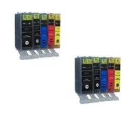 10 Cartouches d'encre avec puce pour Canon avec sélection de couleur libre IP4850 IP4950 MG4150 MG5120 MG5150 MG5220 MG5250 MG5340 MG5350 MG6120 mg 6150 MG6250 MG8120 MG8150, MG8240 MX882 MX884, MX885 Pixma Series avec puce