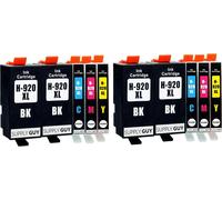 10 Cartouches d'encre Compatible avec HP 920 XL / C2N92AE pour HP OfficeJet 6000 6500 6500a 6500a Plus 7000 7500a