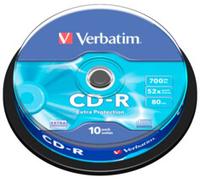 10 CD-R Verbatim Spindle Verbatim