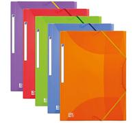 10 Chemise Elast Oxford A4 PP Translu Ast