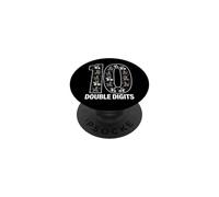 10 Chiffres d'anniversaire Chevalier Cavalier Double PopSockets PopGrip Adhésif