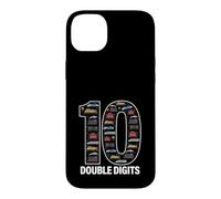 10 Chiffres d'anniversaire de Train Doubles Coque pour iPhone 14 Plus