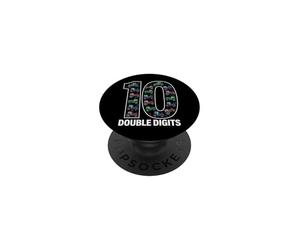 10 Chiffres d'anniversaire tracteurs Doubles PopSockets PopGrip Adhésif