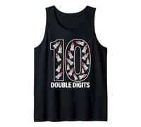 10 Chiffres Double Anniversaire fusée Débardeur