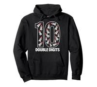 10 Chiffres Double Anniversaire fusée Sweat à Capuche