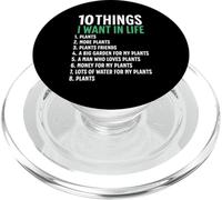 10 choses que je veux dans ma vie Plantes Plus de plantes PopSockets PopGrip pour MagSafe