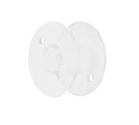 10 Clear Plastic Spools for Sewing Machines Fit 10 Clear Plastic