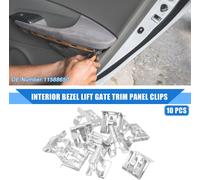 10 Clips De Garniture Intérieure De Panneau De Hayon De Porte Arrière Compatibles Avec pour Buick Cascada 2016-2019 Pour Silverado 1500 1999-2020, En Métal Durable De, Argenté
