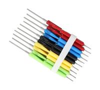 10 clips de test SDK08 pour SMD IC 10 pièces SDK08 Comment utiliser Étape 1 Insérez la ligne Étape 2 Poussez le clip conçu pour une utilisation durable avec une bonne durabilité et cohérence