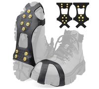 10 Clous Crampons, Poids léger Clous, Crampon Neige, Crampons Protection pour Marche Randonnée Hiver, pour Le Rrekking en Plein Air, L'alpinisme, Les Voyages sur Neige(M)